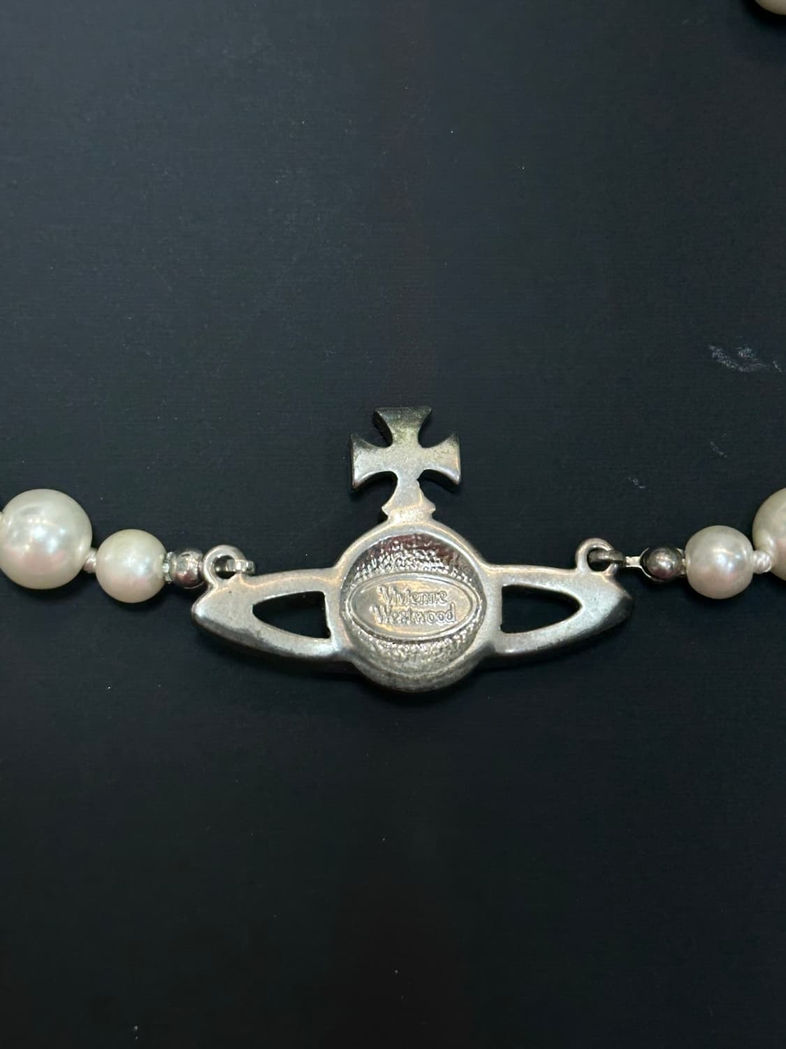 비비안웨스트우드 orb 진주 초커 목걸이 상품이미지4