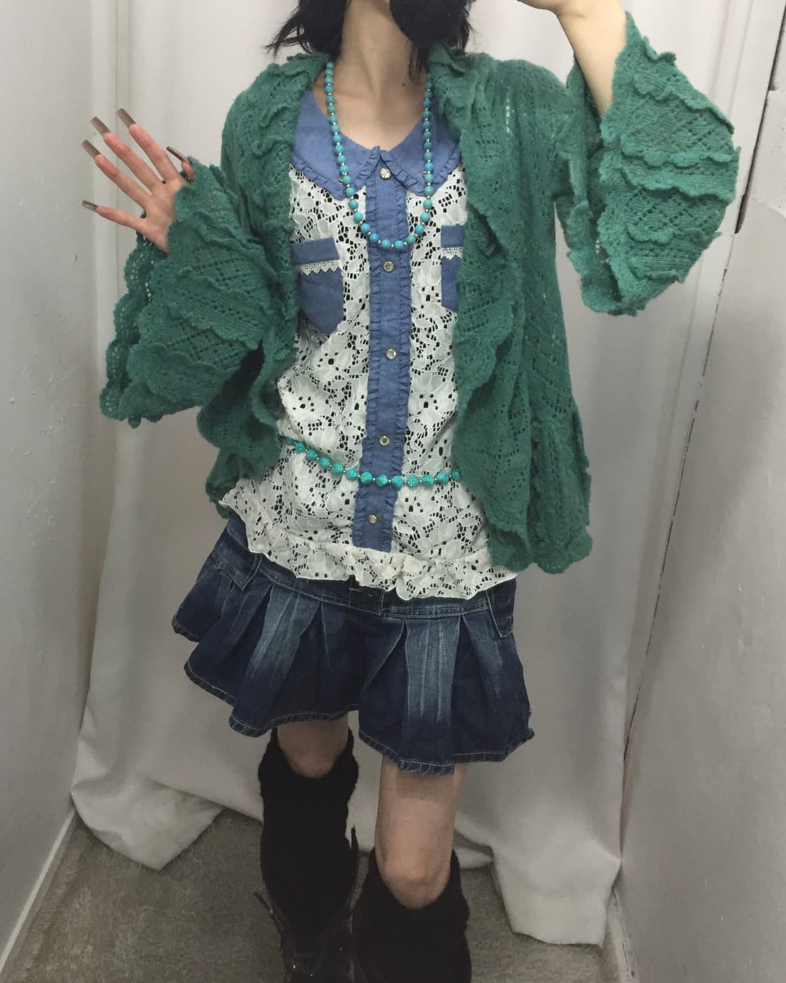 AXES FEMME 액시즈팜 청 코디 🐸 상품이미지3