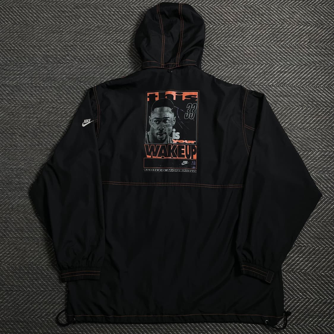 90s 나이키 올드스쿨 알론조 모닝 빅로고 박시핏 바람막이y 4322 상품이미지2