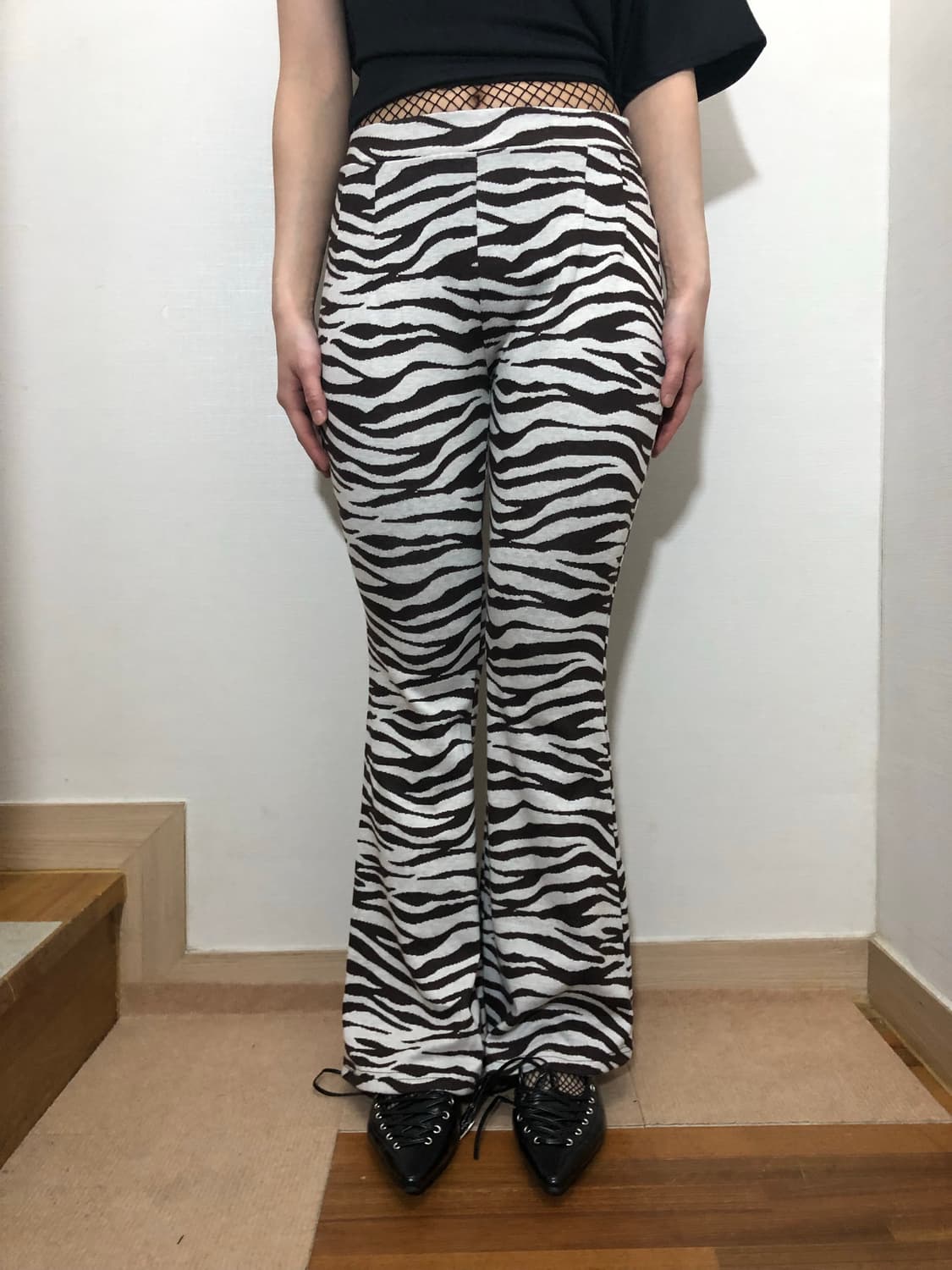 빈티지 지브라 패턴 팬츠 상품이미지5