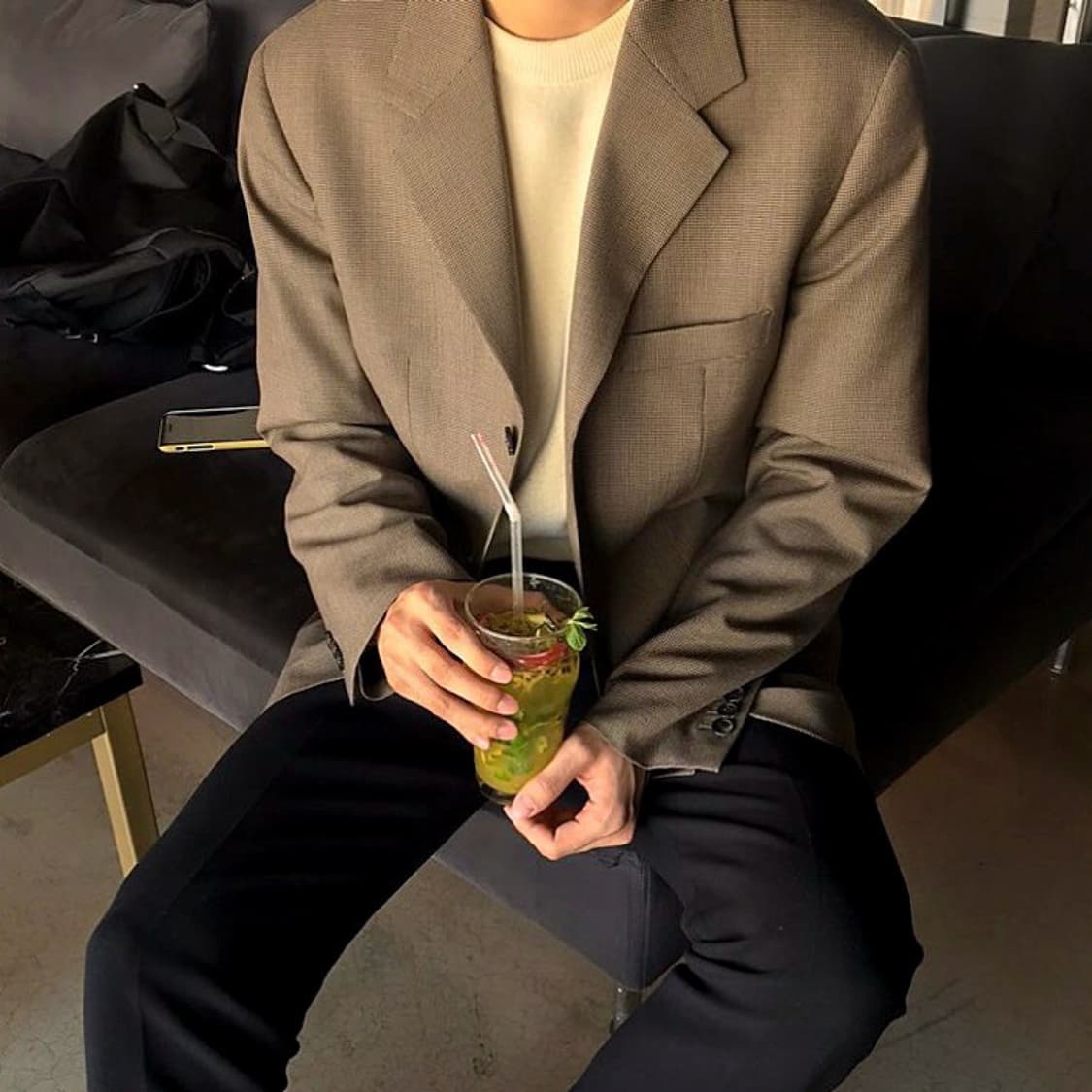 토니웩 체크 블레이저 상품이미지3