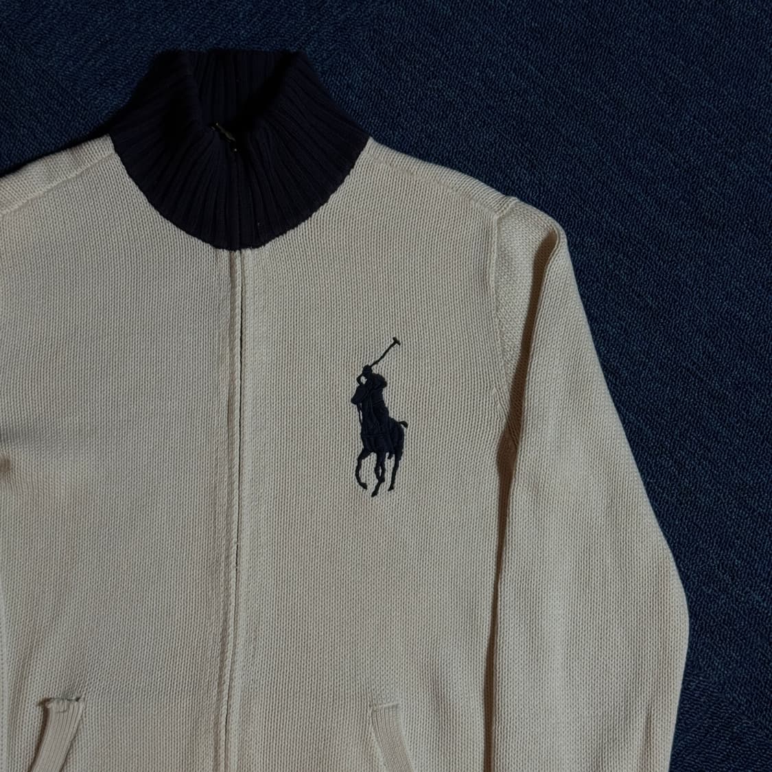 폴로 랄프로렌 빅포니 니트 집업 상품이미지2