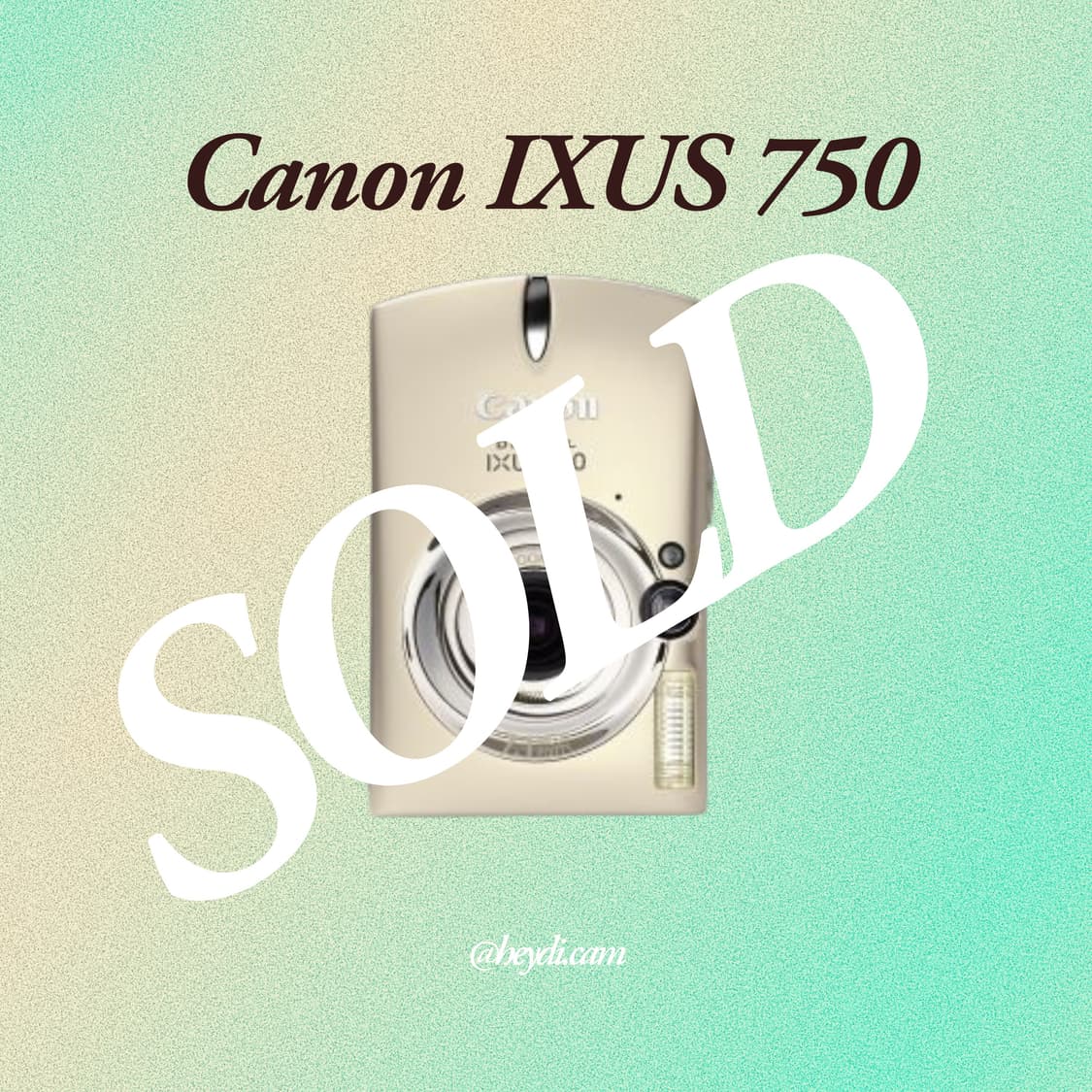 (아일릿 원희) 캐논 ixus750 IXY700 골드 상품이미지1