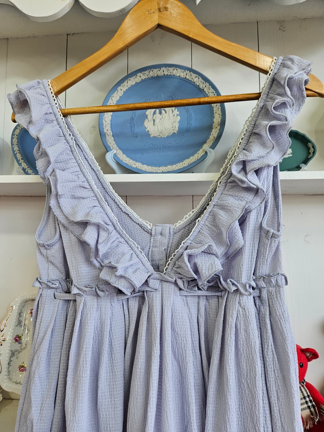 프릴 슬리브리스 원피스 상품이미지6