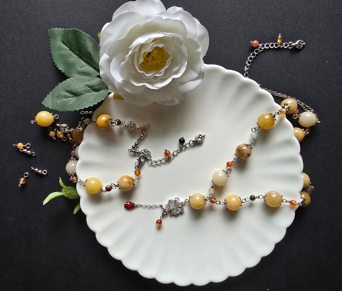 엔틱  황옥 핸드메이드 팔찌 상품이미지6