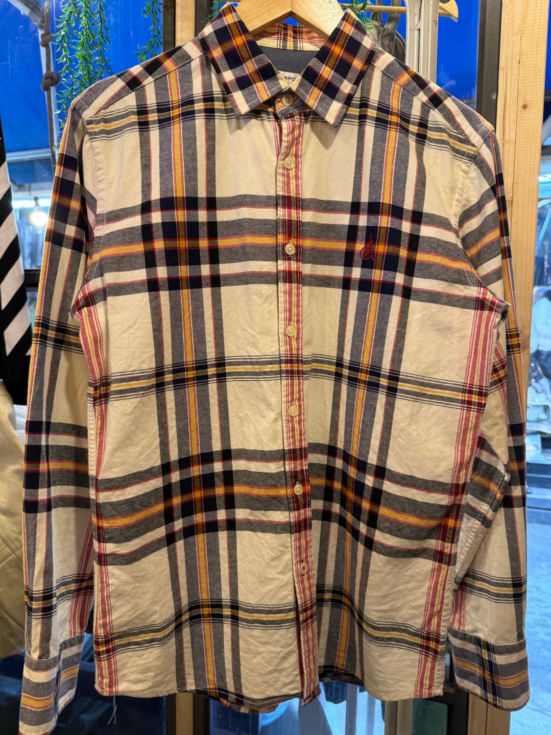 빈폴 멀티 컬러 체크셔츠 상품이미지1