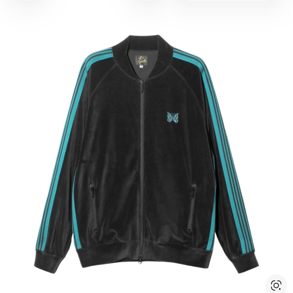 니들스 R.C. 트랙 자켓 C/PE 벨루어 블랙 상품이미지1