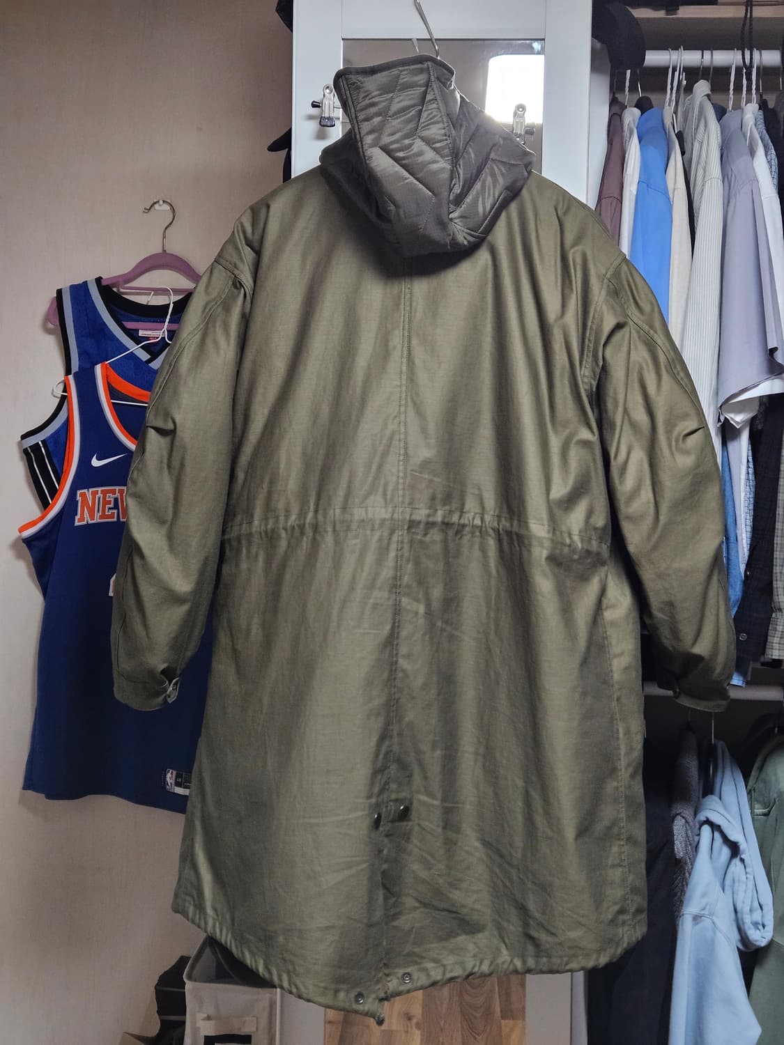 퍼블릭피겨) 코튼 백사틴 M-65 파카 4사이즈 상품이미지2