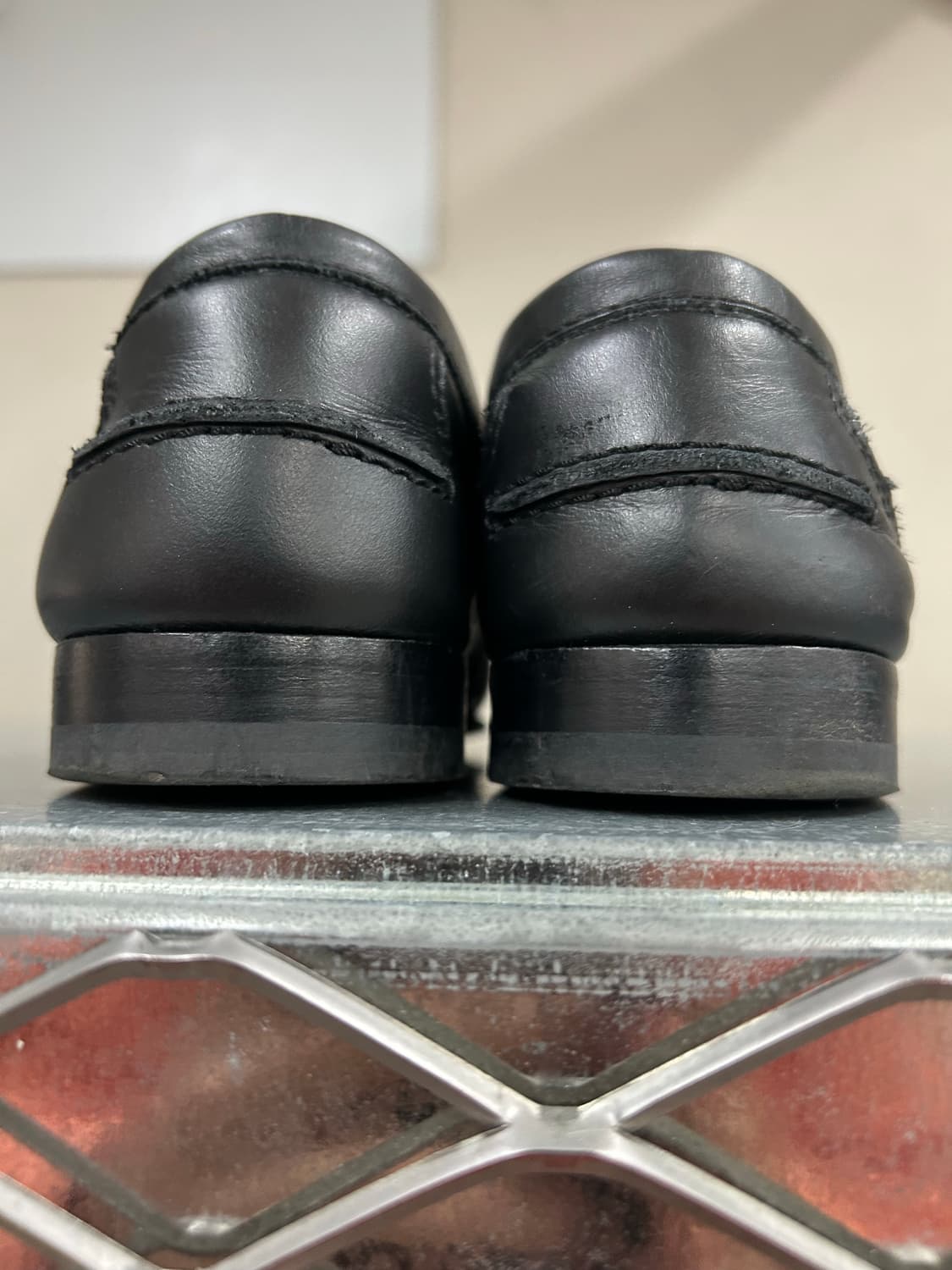 아테스토니 블랙 레더 로퍼 7.5 상품이미지9