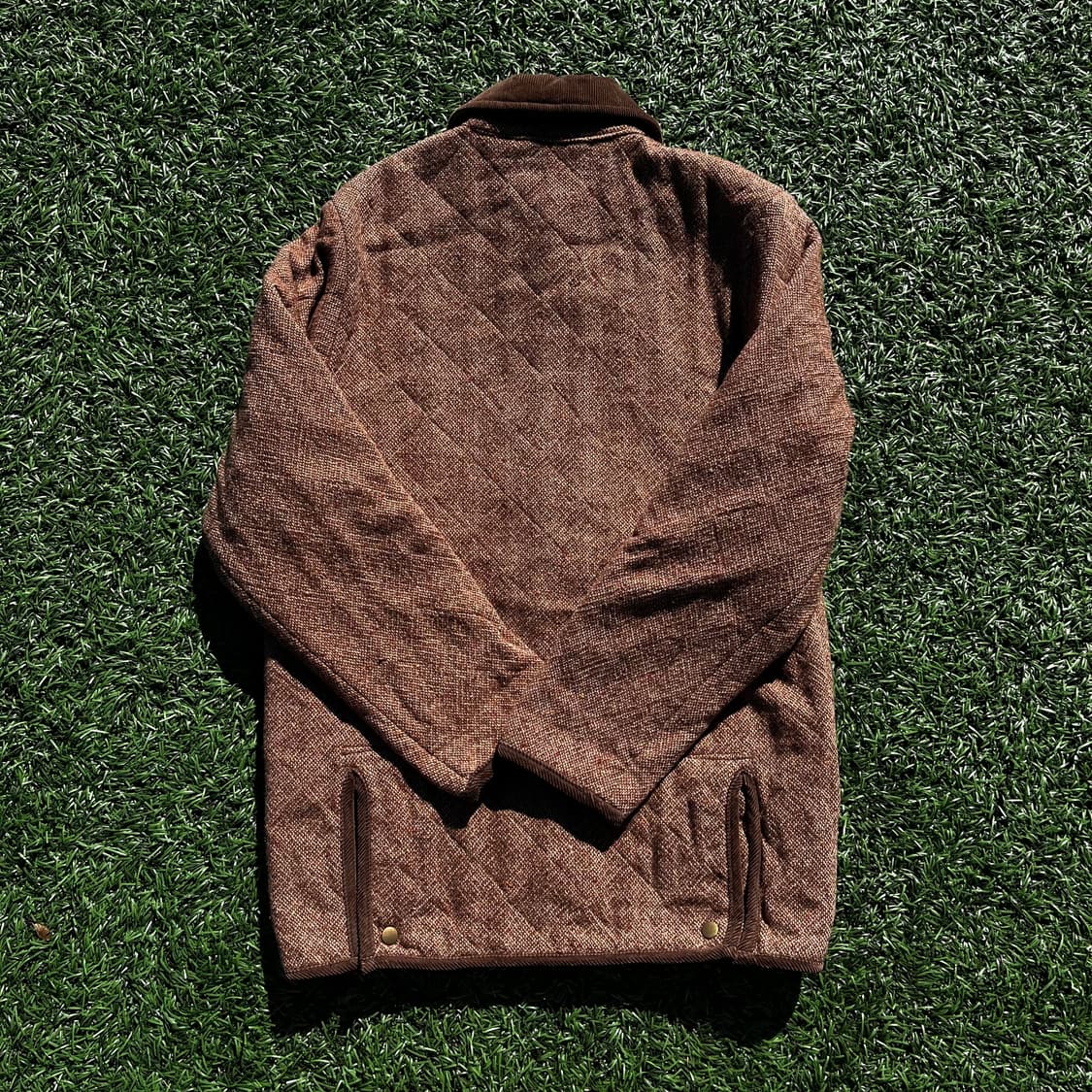 90s ANTI BALLISTIC 빈티지 헤링본 퀼팅자켓 (실측확인) 상품이미지8