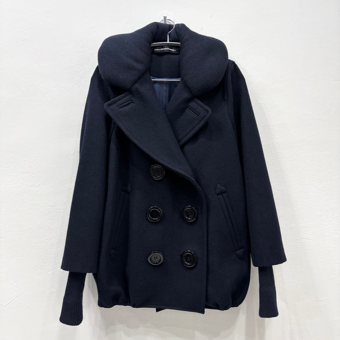 Mercibeaucoup navy coat 상품이미지1