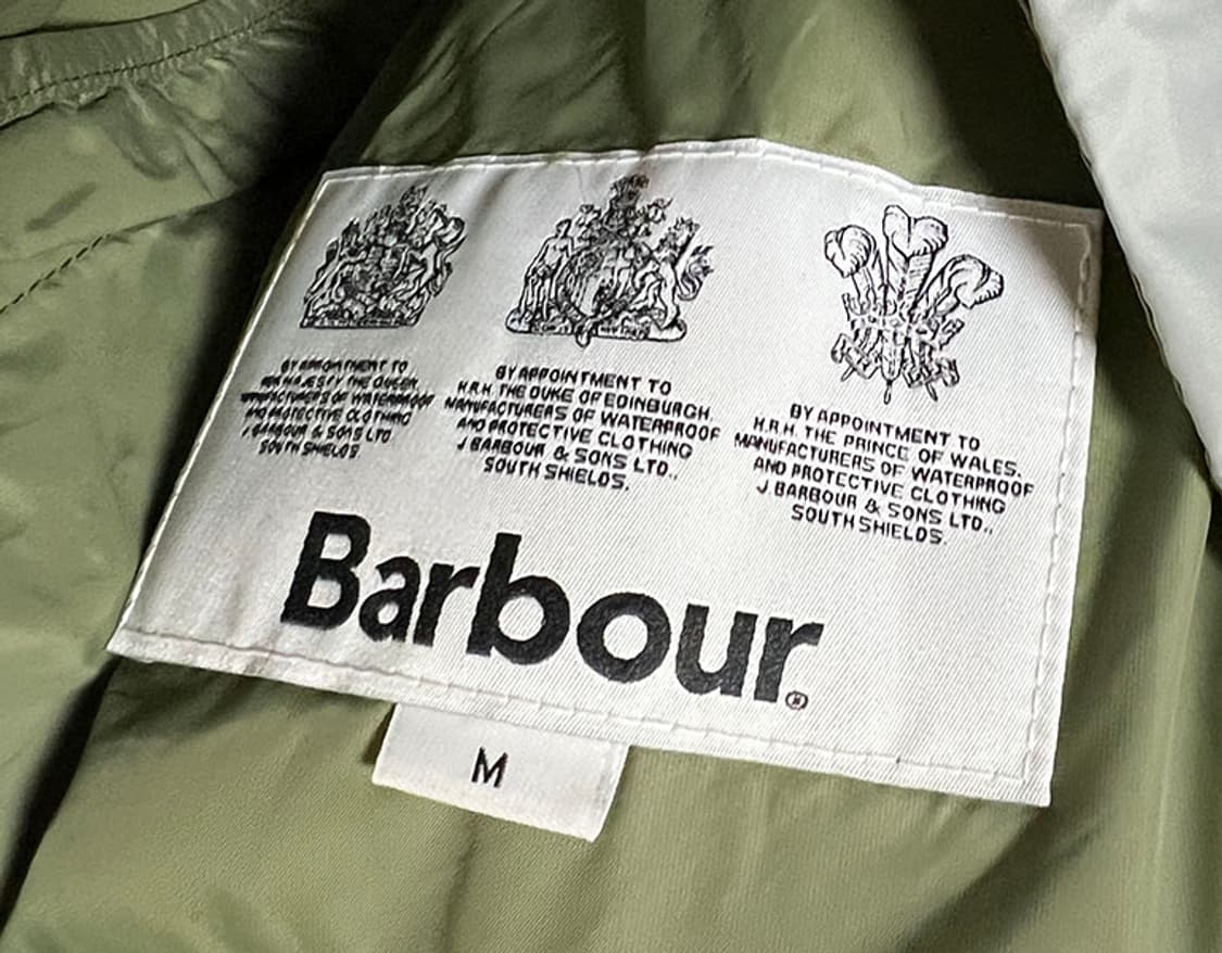 Barbour 바버 경량 윈드브레이커 바람막이 새상품 여름 L 100 상품이미지5