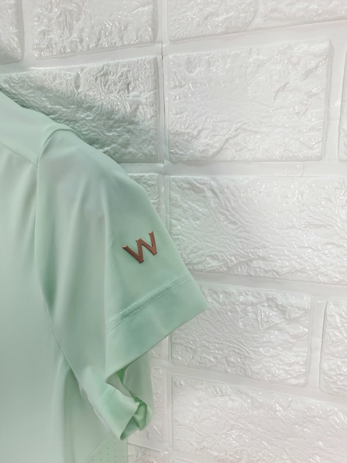 [90]와이드앵글 기능성 등판 펀칭 반팔 카라티 상품이미지5