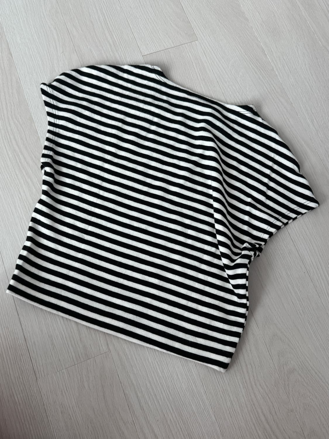 자라 스트라이프 반팔 티셔츠 상품이미지2