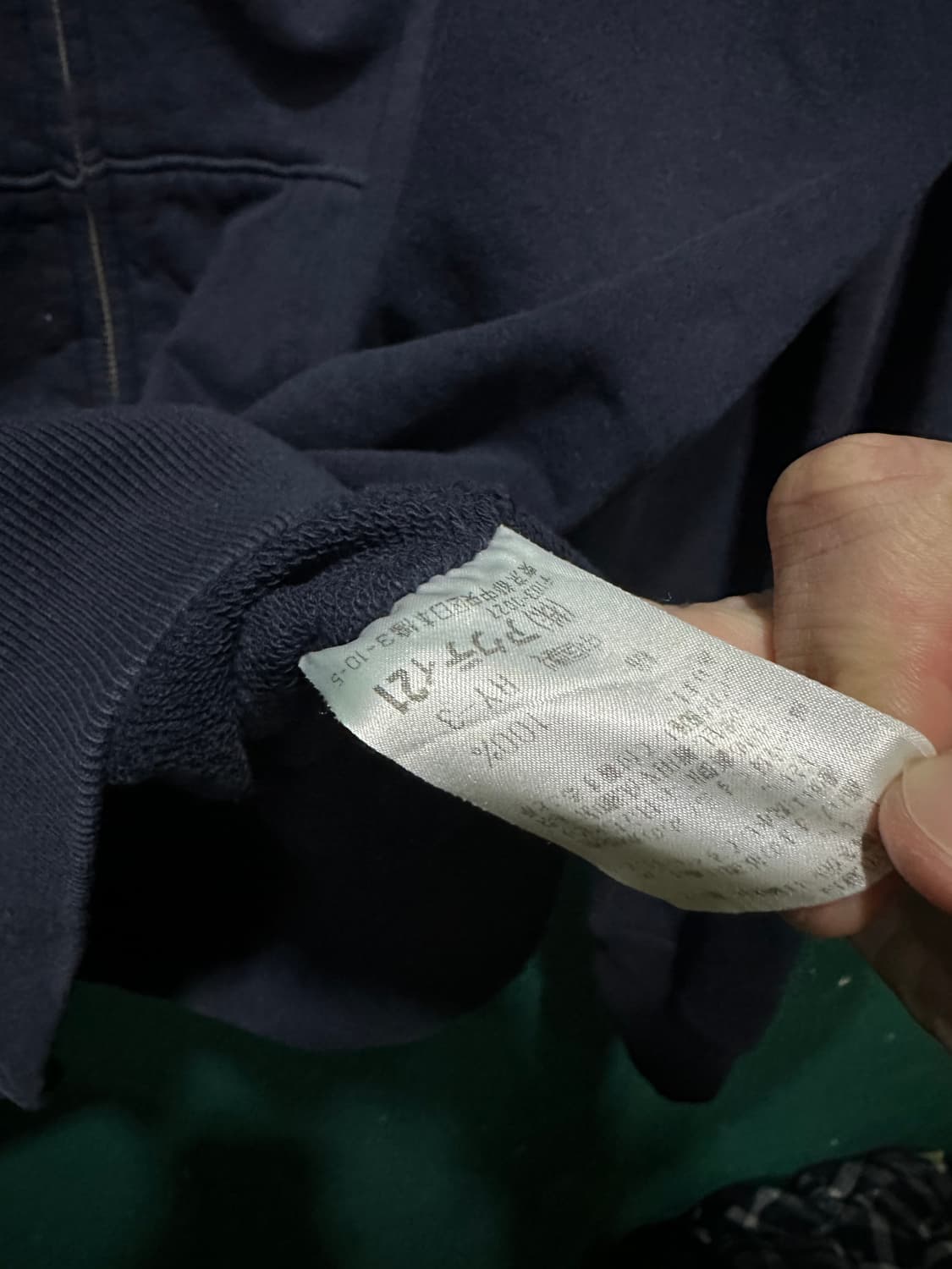 폴로 일본판 후드집업 네이비 105 상품이미지5