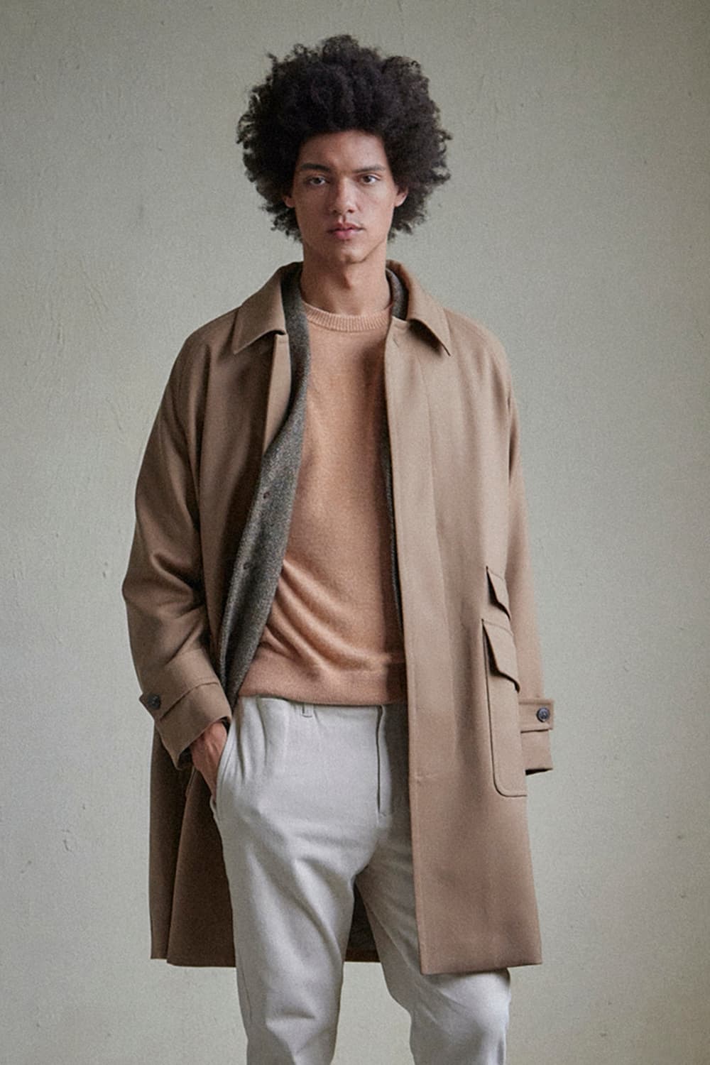 [95] 시리즈 series 트래블러 발마칸 트윌 코트 베이지 상품이미지1