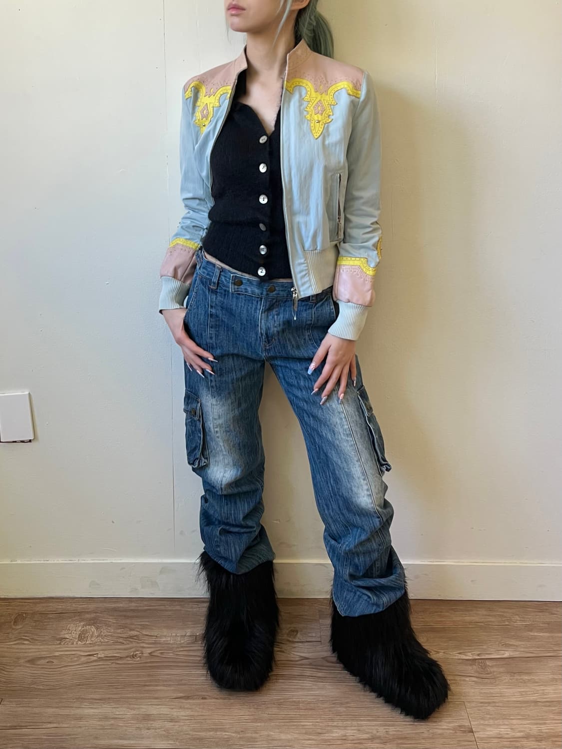 MOSCHINO 아트 패치 자켓 상품이미지5