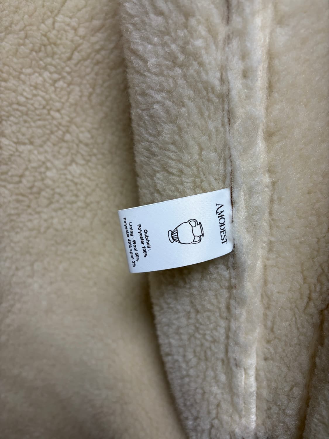 모데스트무드 런던무스탕 베이지 상품이미지6