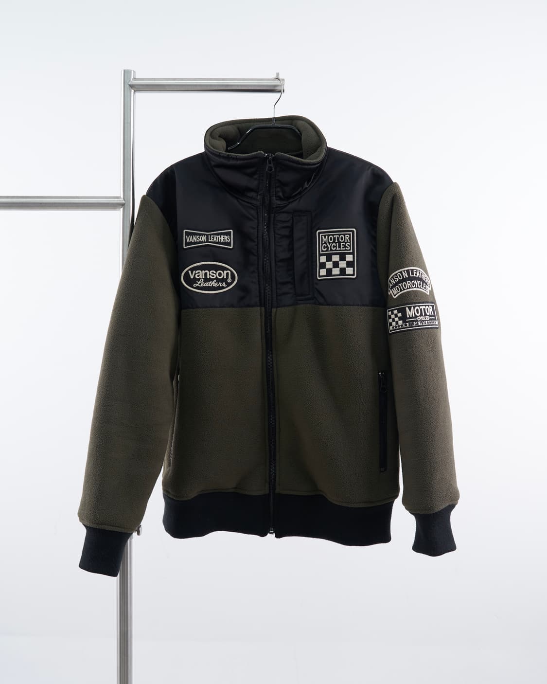 Vanson Leathers 라이더 본딩 양털 자켓 상품이미지1