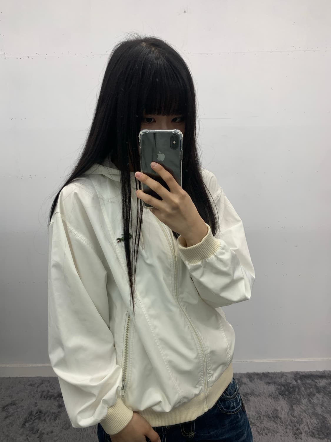 라코스테 90s 후드 윈드브레이커 상품이미지2