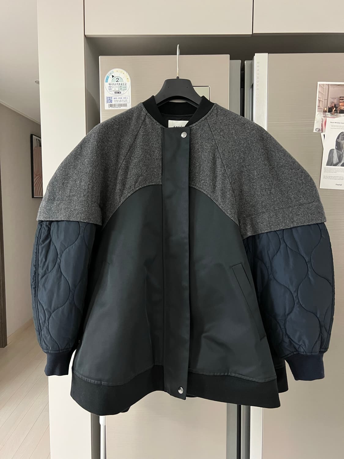 엔폴드 퀼팅 봄버자켓 38사이즈 상품이미지1