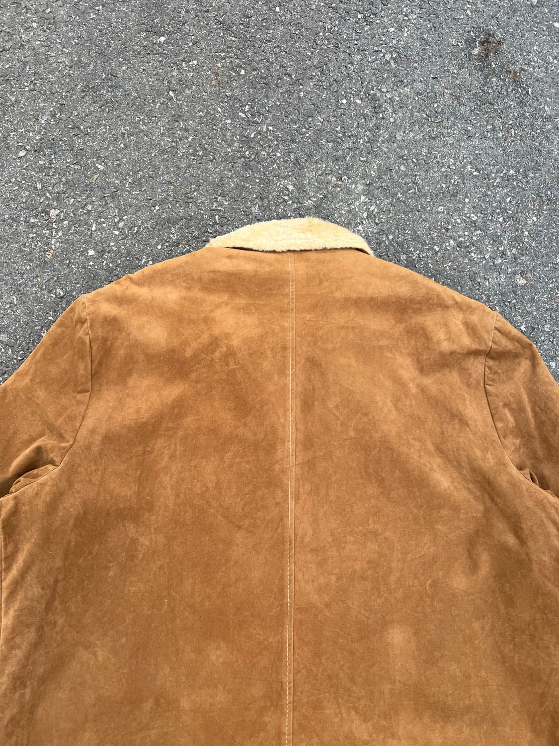 80s JC PENNEY SUEDE LEATHER 스웨이드레더 쉐르파자켓 상품이미지7