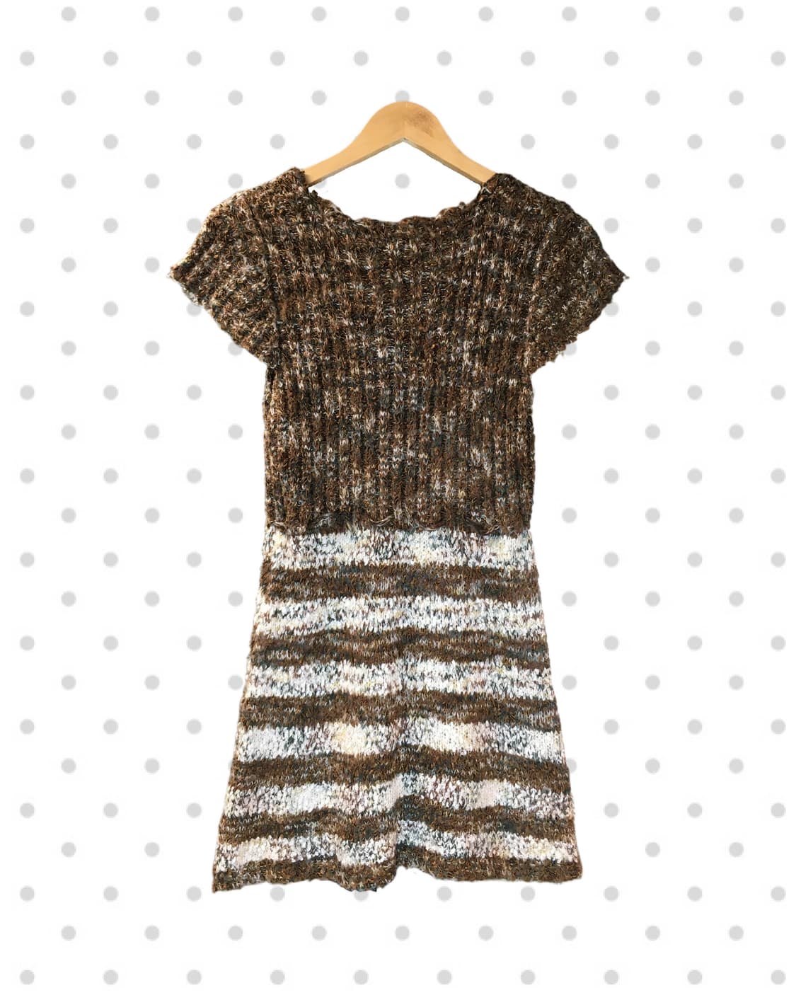 vintage tassel bohemian dress brown 상품이미지5