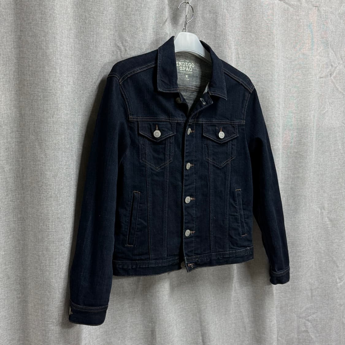 [M] 스파오 인디고 (INDIGO SPAO) 데님자켓 청자켓 상품이미지2