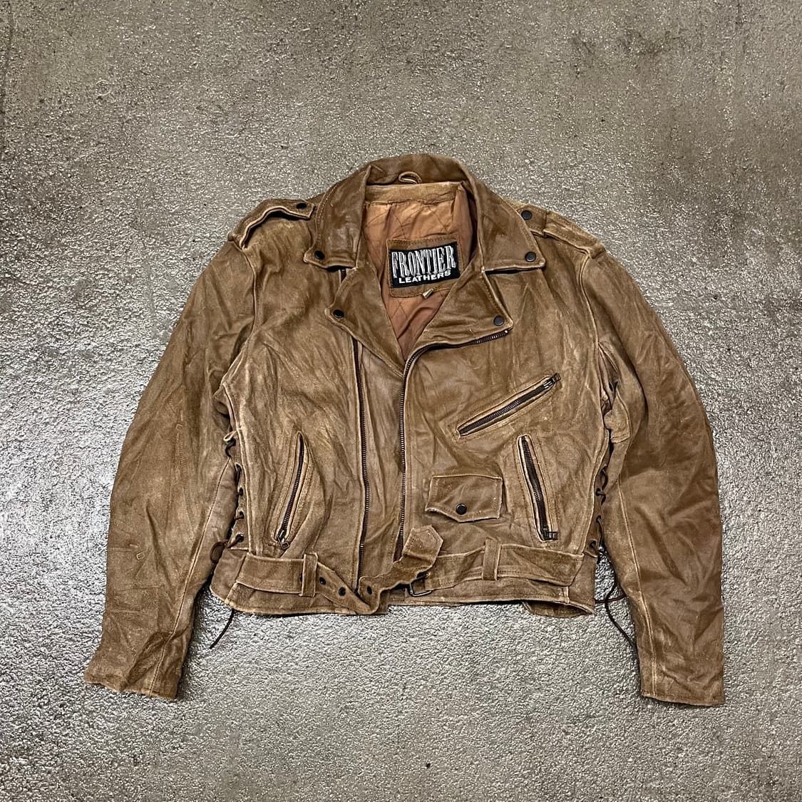 빈티지 스웨이드 라이더 자켓 (105) 상품이미지4