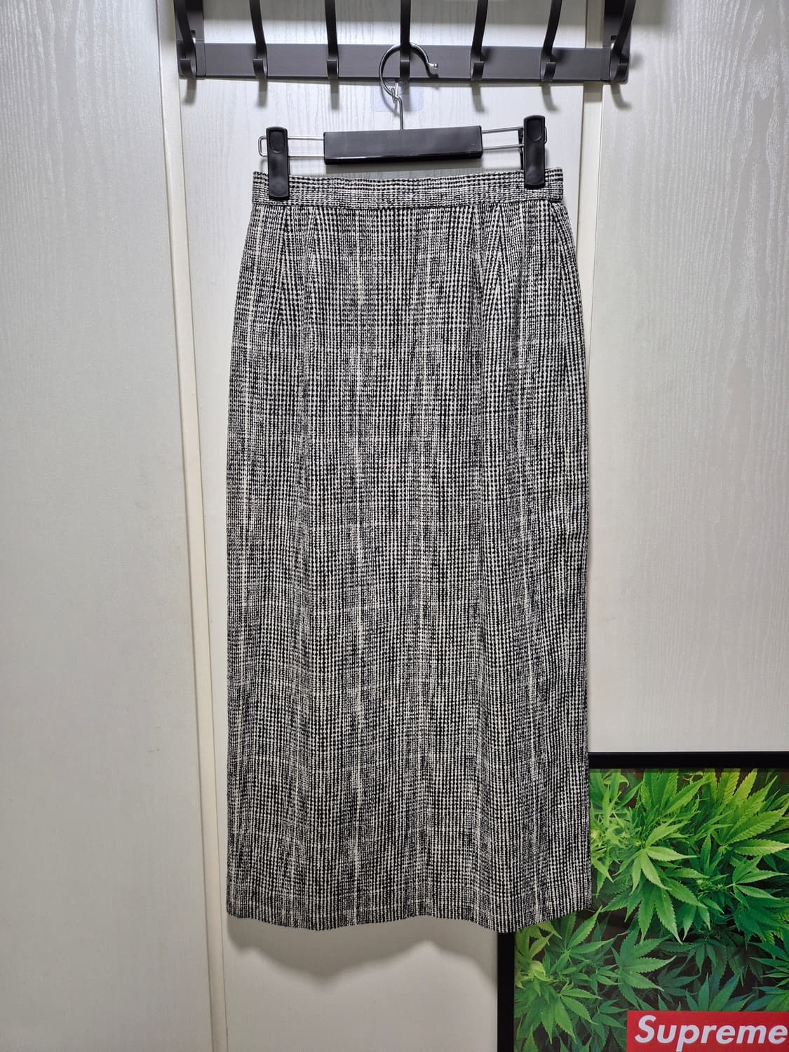 (세일)JPN빈티지.Inattic 체크 스커트 트위드 세트 상품이미지9