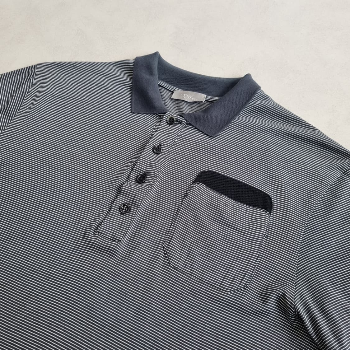 DIOR HOMME 08SS 스트라이프 PK반팔 - L 상품이미지3
