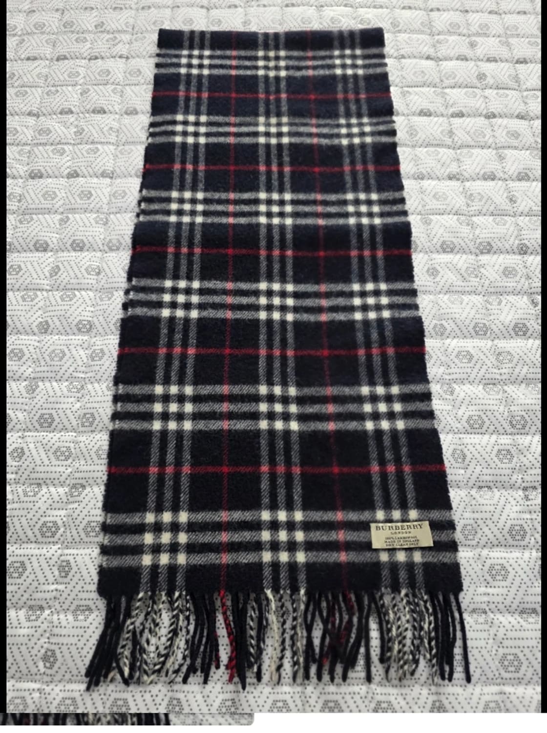 버버리 램스울 체크 머플러 상품이미지5