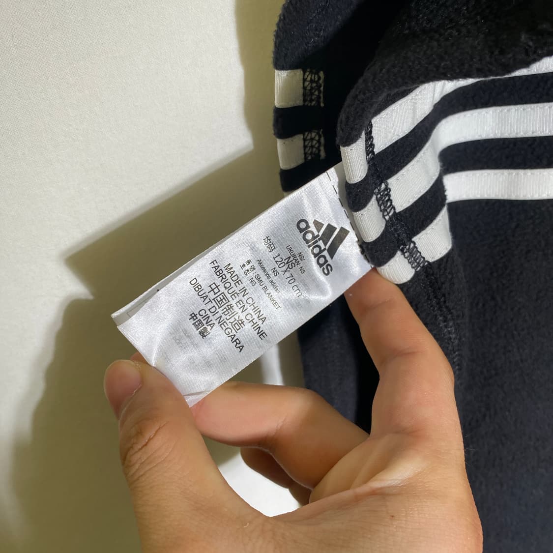 120-70CM)아디다스 삼선 골프 블랭킷 담요 상품이미지3