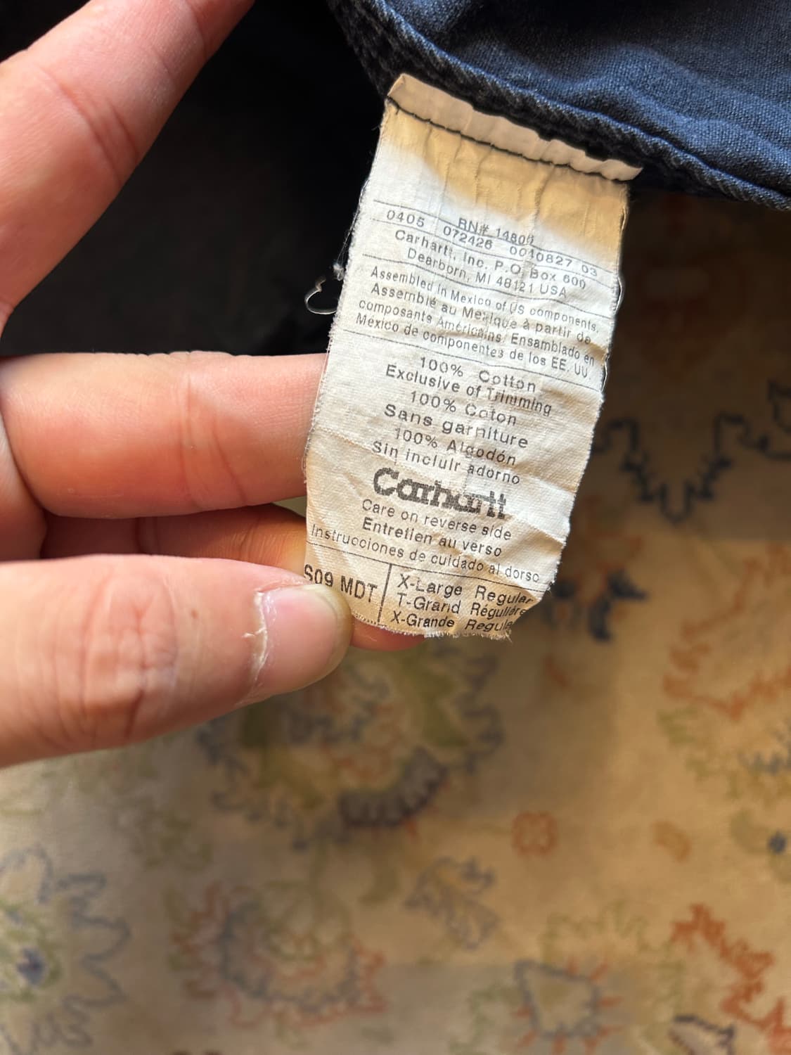 00‘s Carhartt heavy cotton shirts 상품이미지8