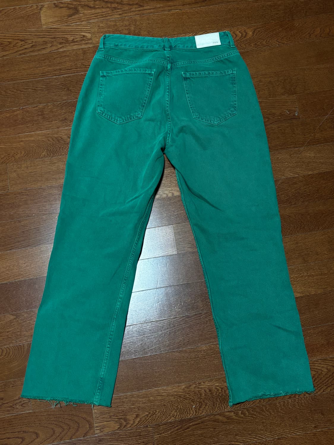 ZARA Green Denim pants 상품이미지4