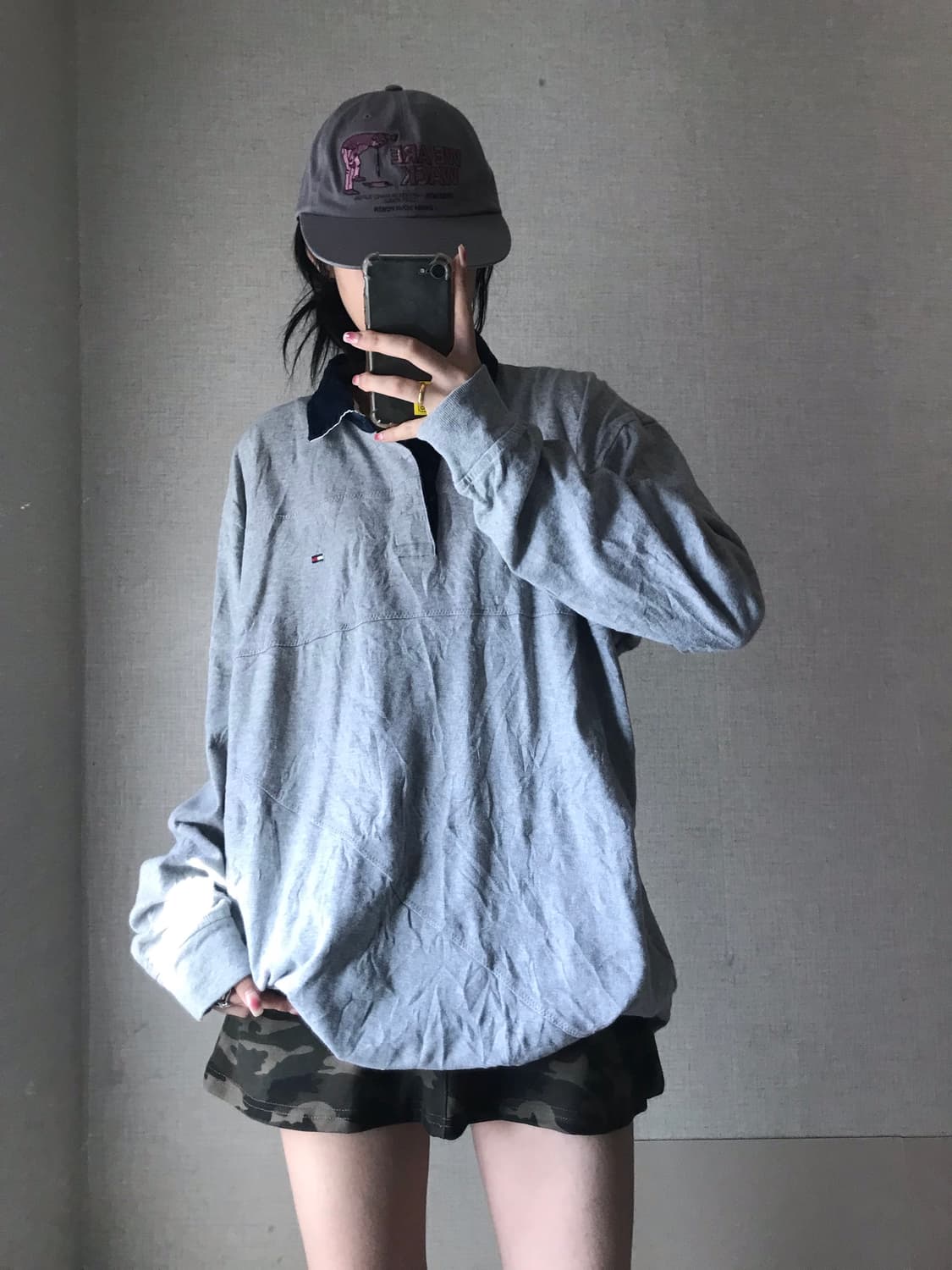 타미힐피거 그레이 오버핏 pk 상품이미지1