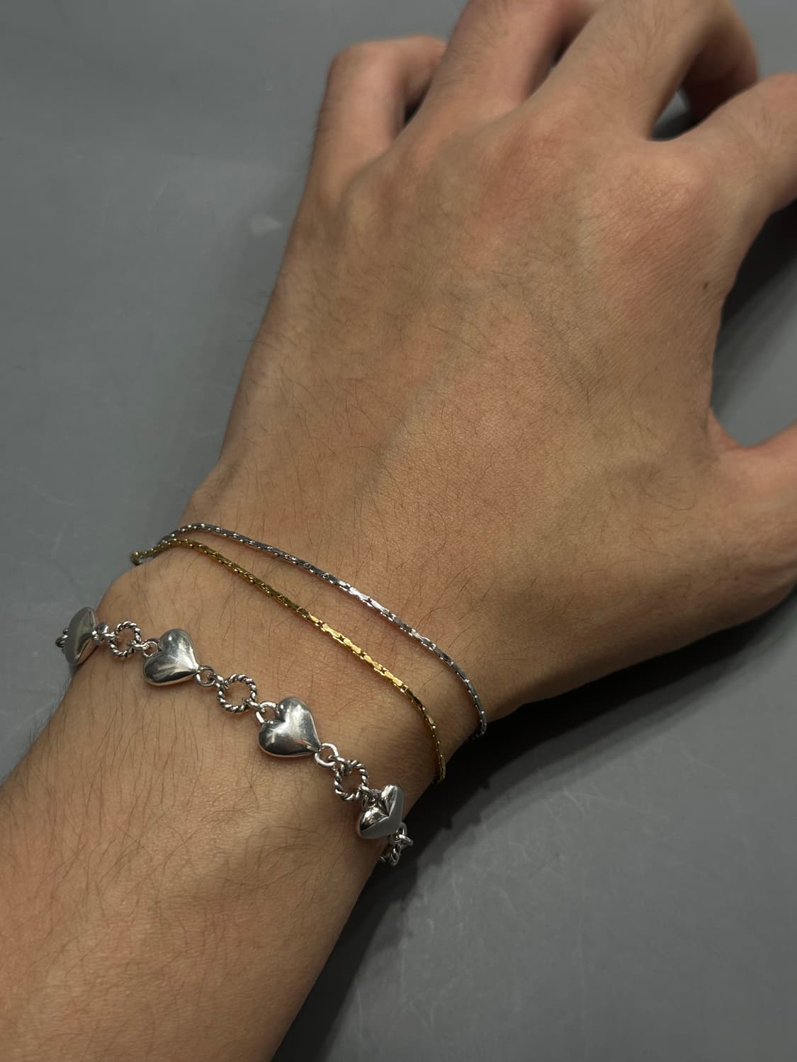 Sil 팔찌 silver 17cm 상품이미지3