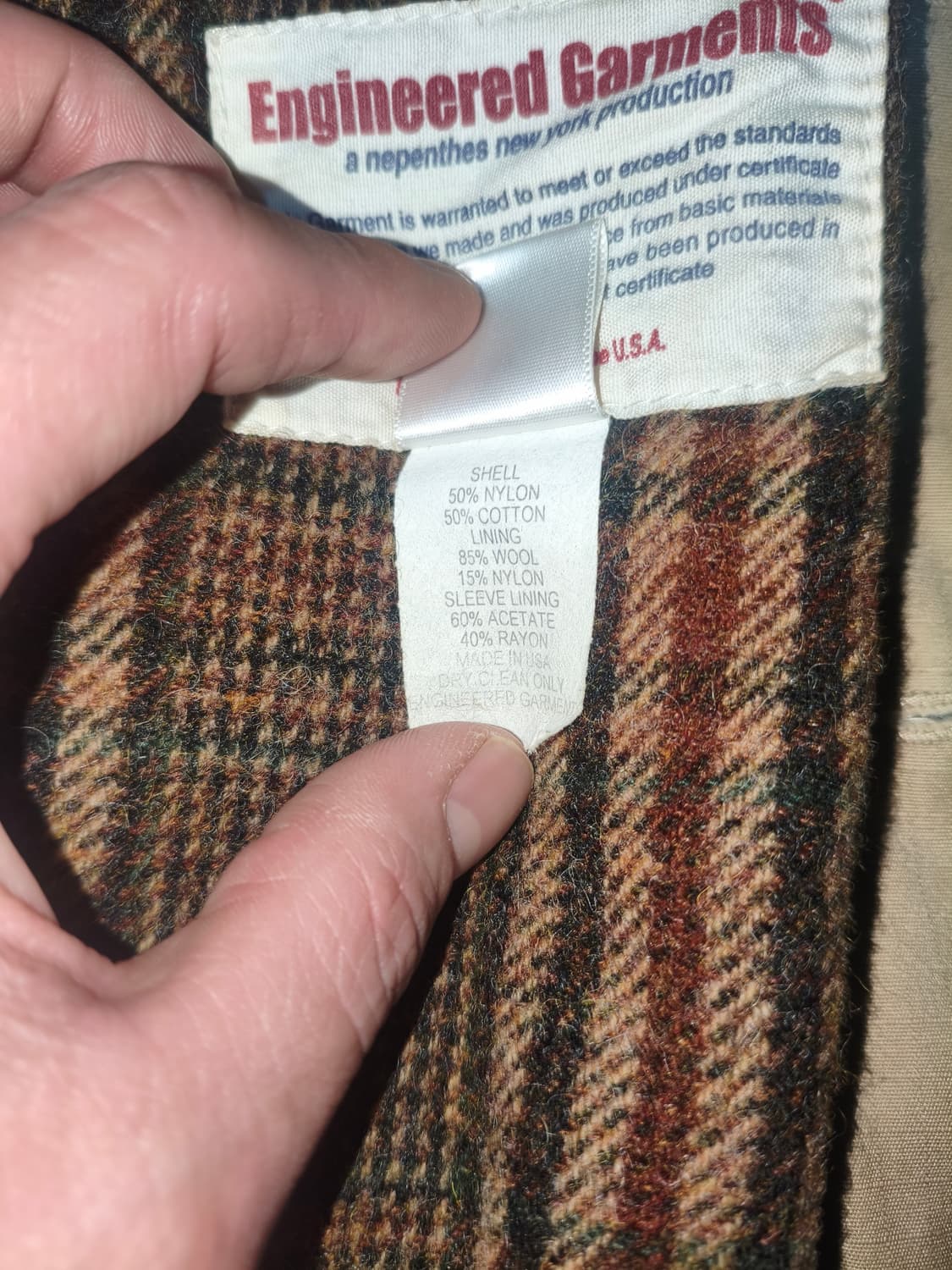 엔지니어드 가먼츠  m41 워크 자켓  m(95) 상품이미지7