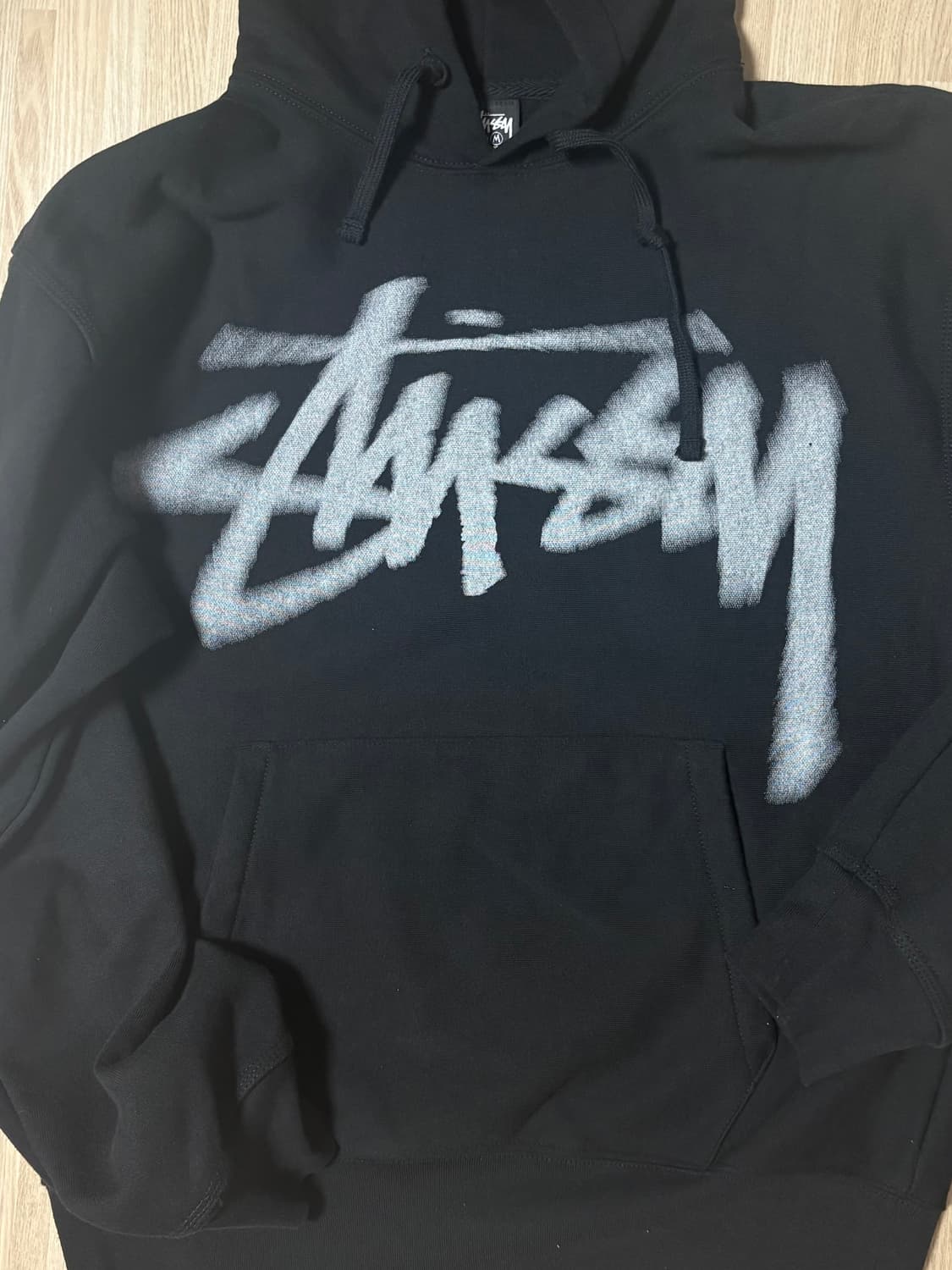 Stussy dizzy stock hoodie black 상품이미지1