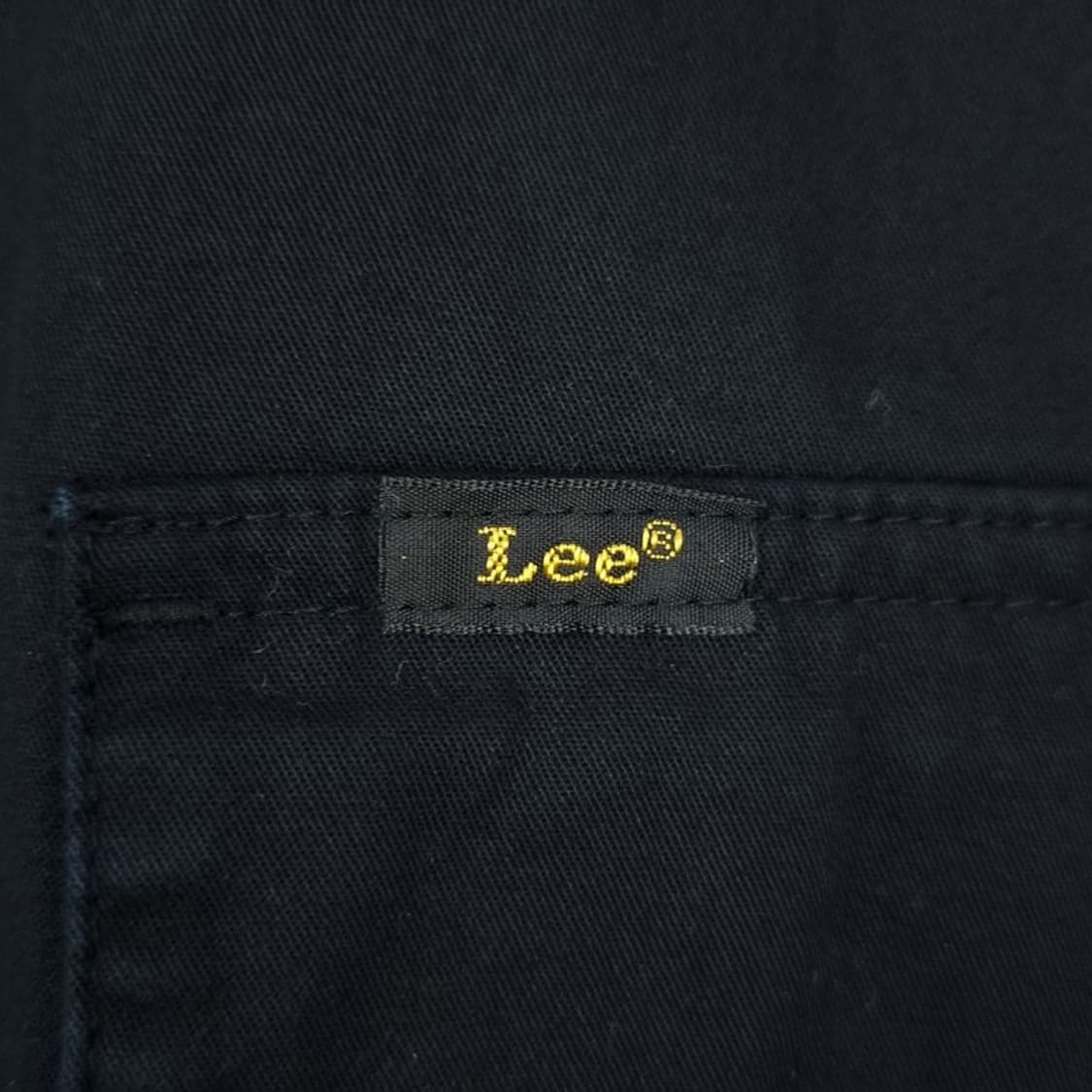 [리] 투포켓 오버핏 워크 셔츠 블랙 M18505 상품이미지6