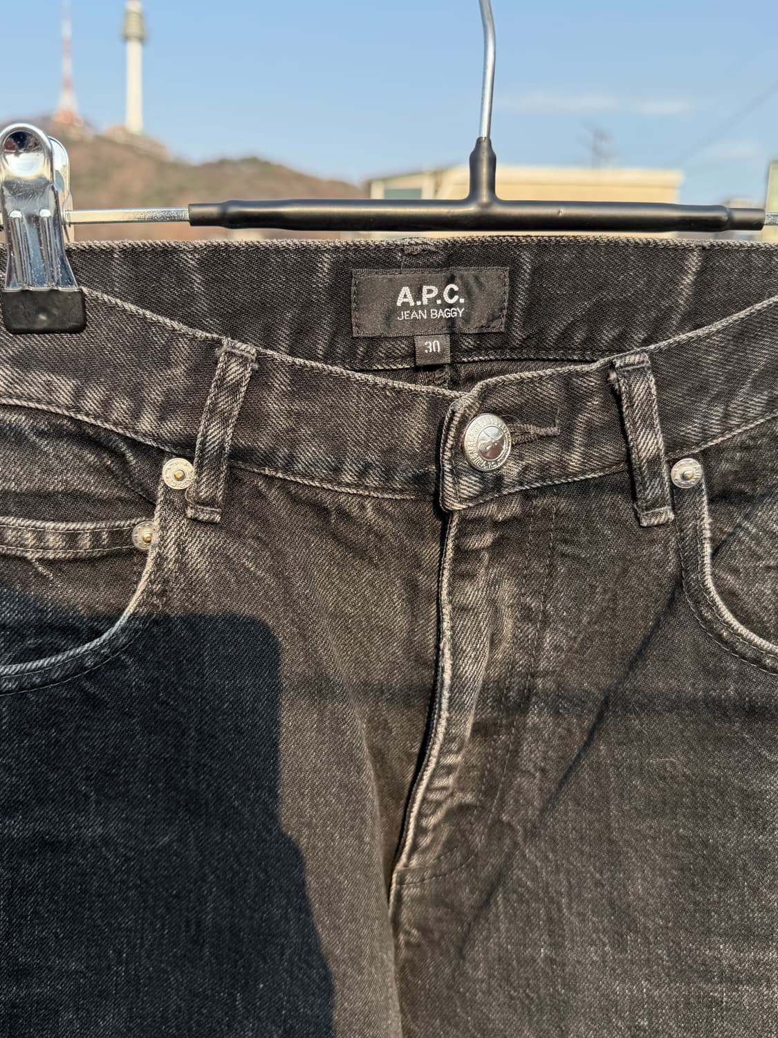 아페쎄 흑청 데님 상품이미지1