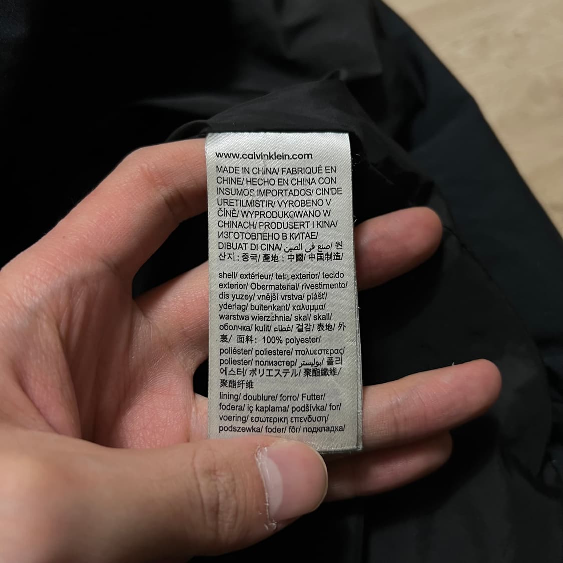 캘빈클라인 진스 덕다운 와펜 후드 롱패딩 점퍼 [다크 네이비] M/95 상품이미지6