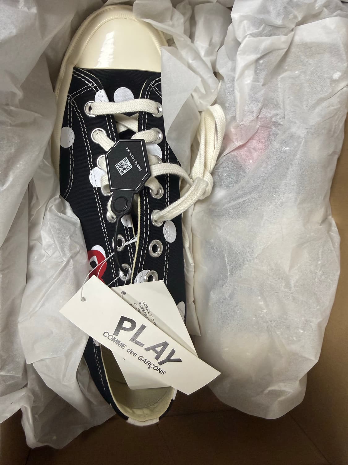 꼼데가르송 컨버스 도트 상품이미지2