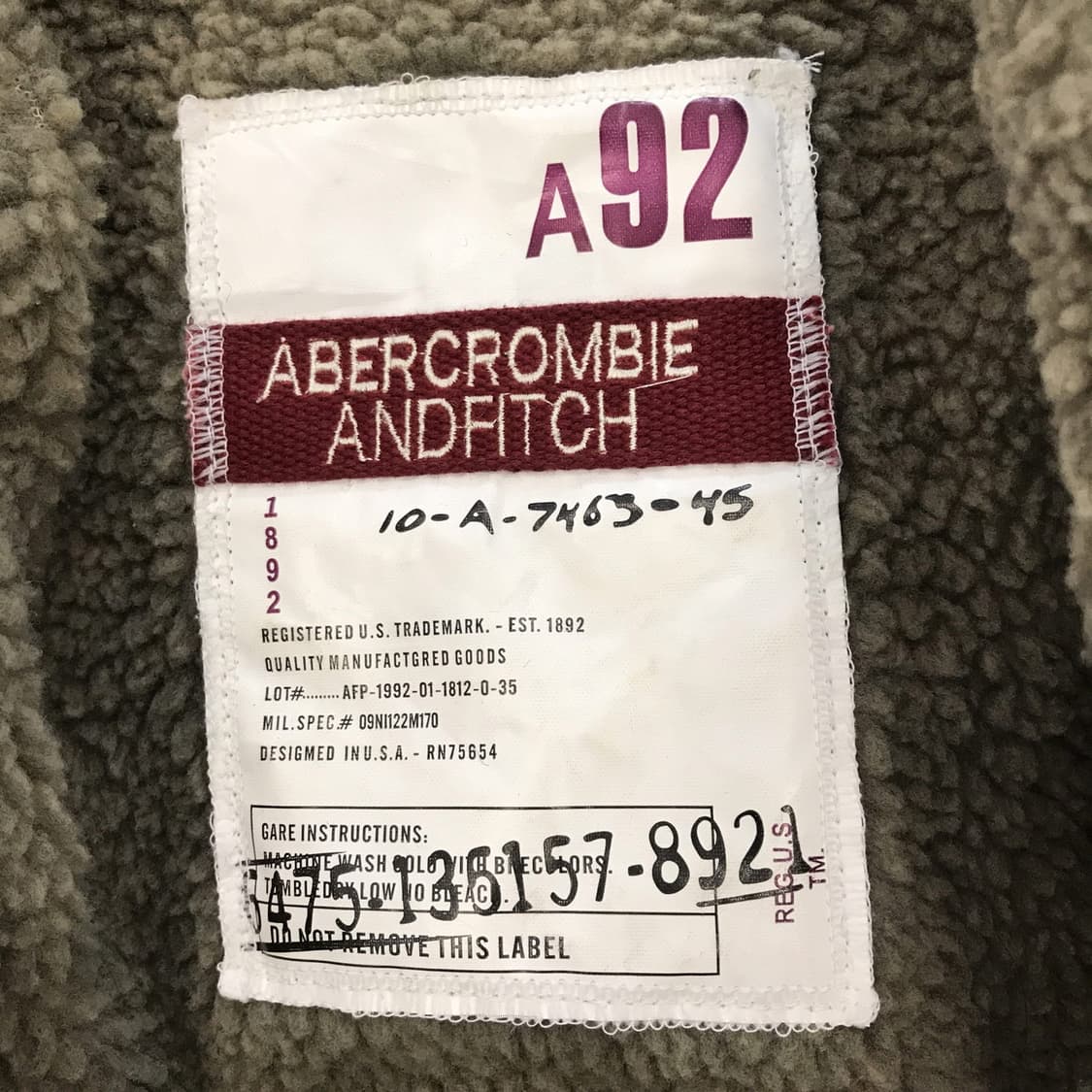 아베크롬비 m65 오리지널 야상 내피풀세트 [국내105] 상품이미지5