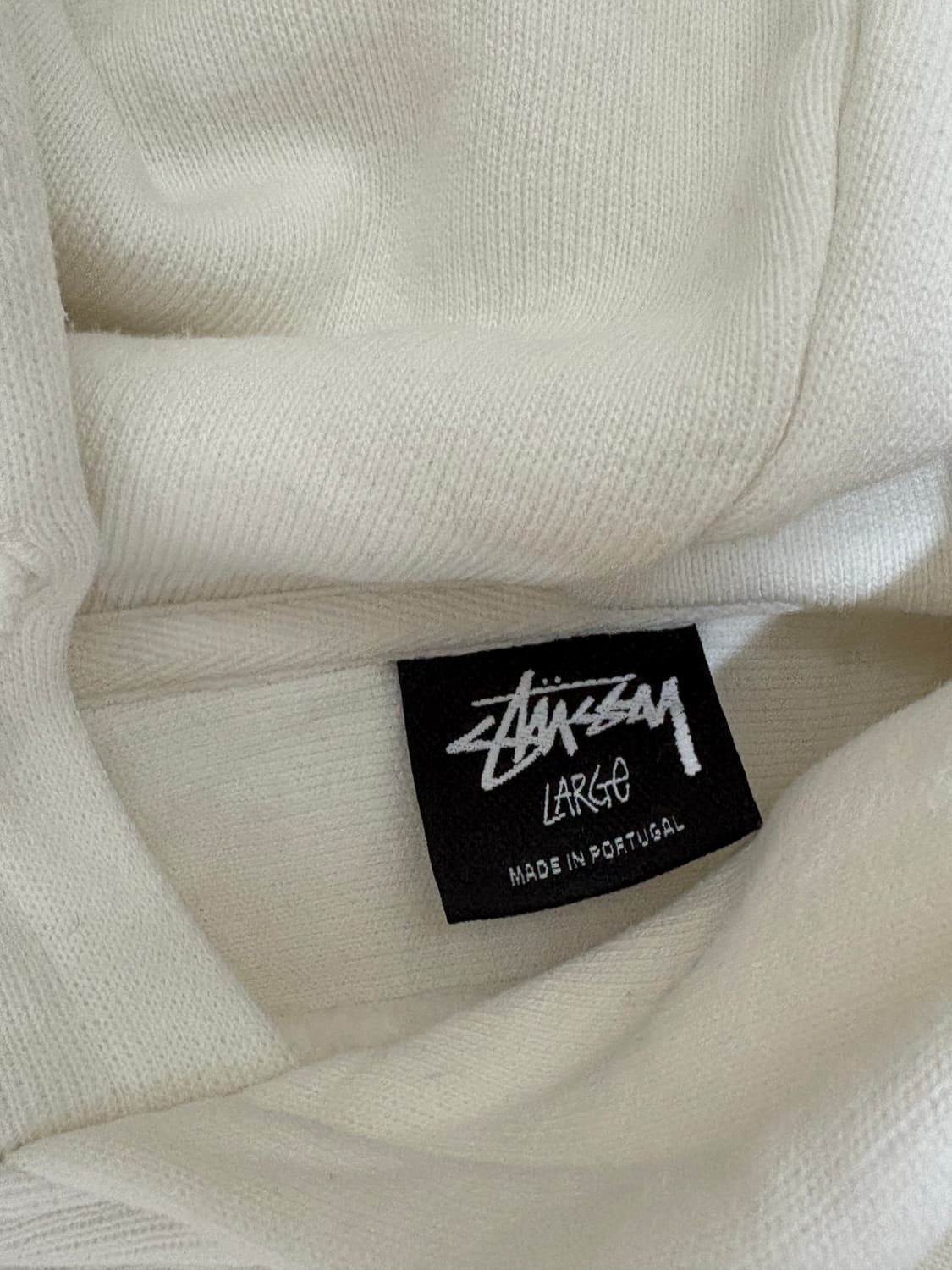 스투시 흰 색 후드티 상품이미지2