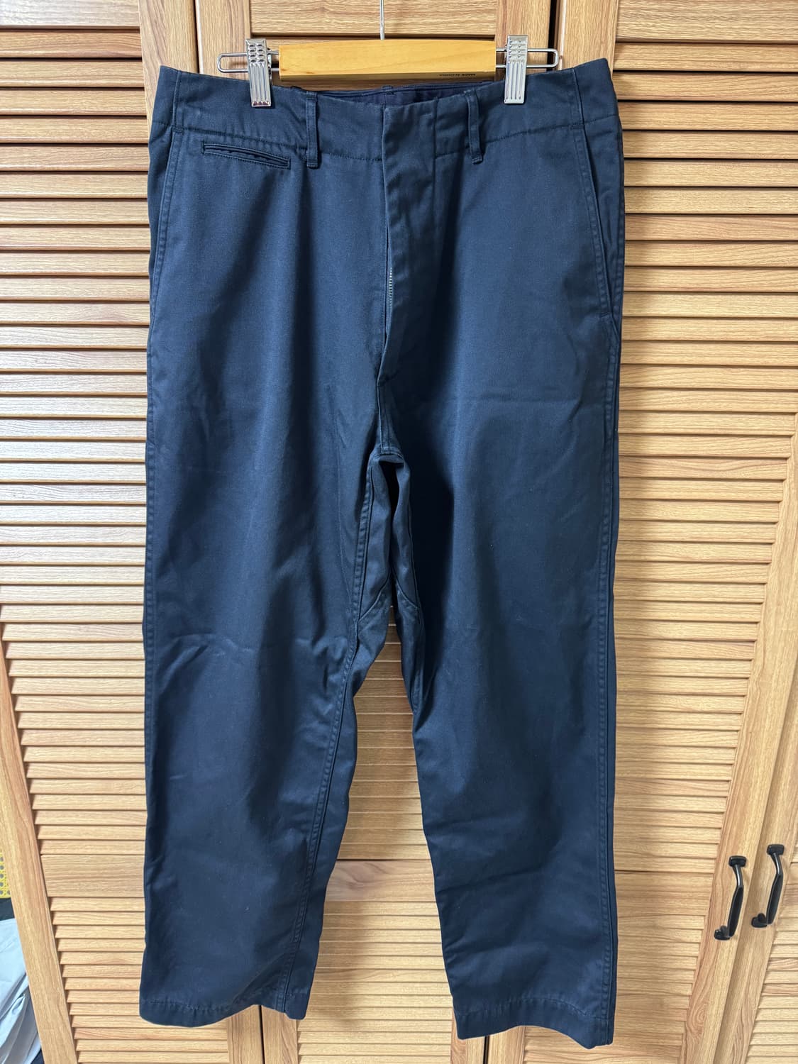 나나미카 와이드 치노(네이비) 30사이즈 상품이미지1