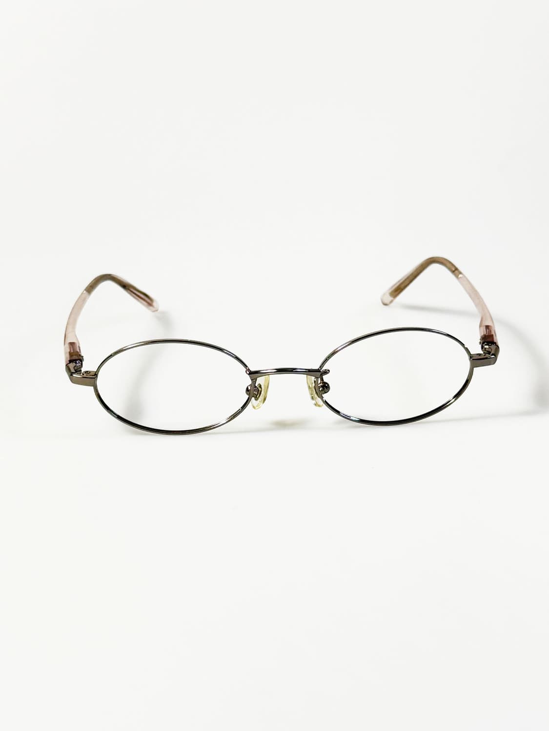 KANZI 슬림 오벌 메탈 프레임 빈티지 안경 상품이미지2