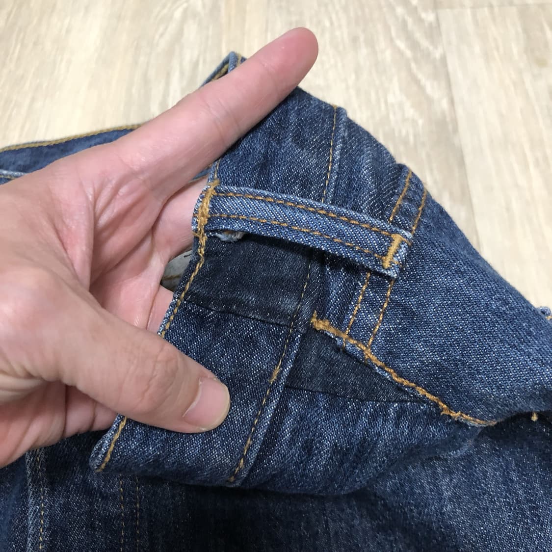 (30) 리바이스 Levi's 501 스트레이트핏 워시드 중청 데님 상품이미지3