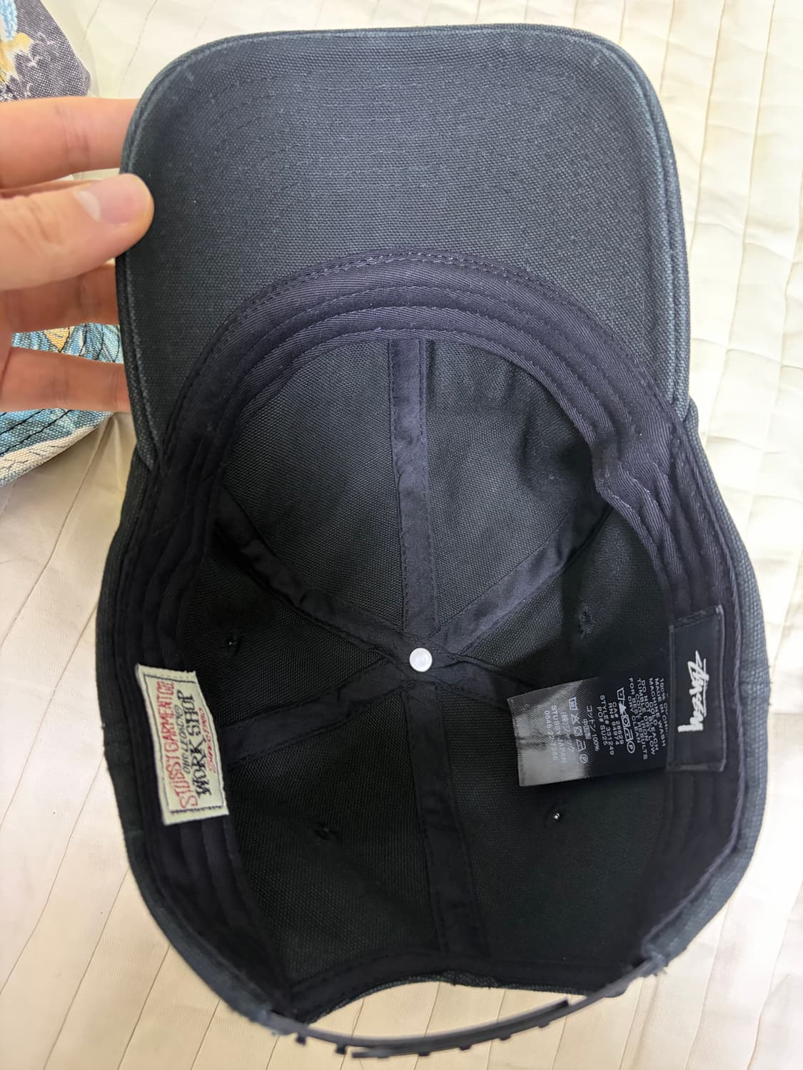 스투시 x 아워레가시 미드 뎁스 캡 블랙 상품이미지2