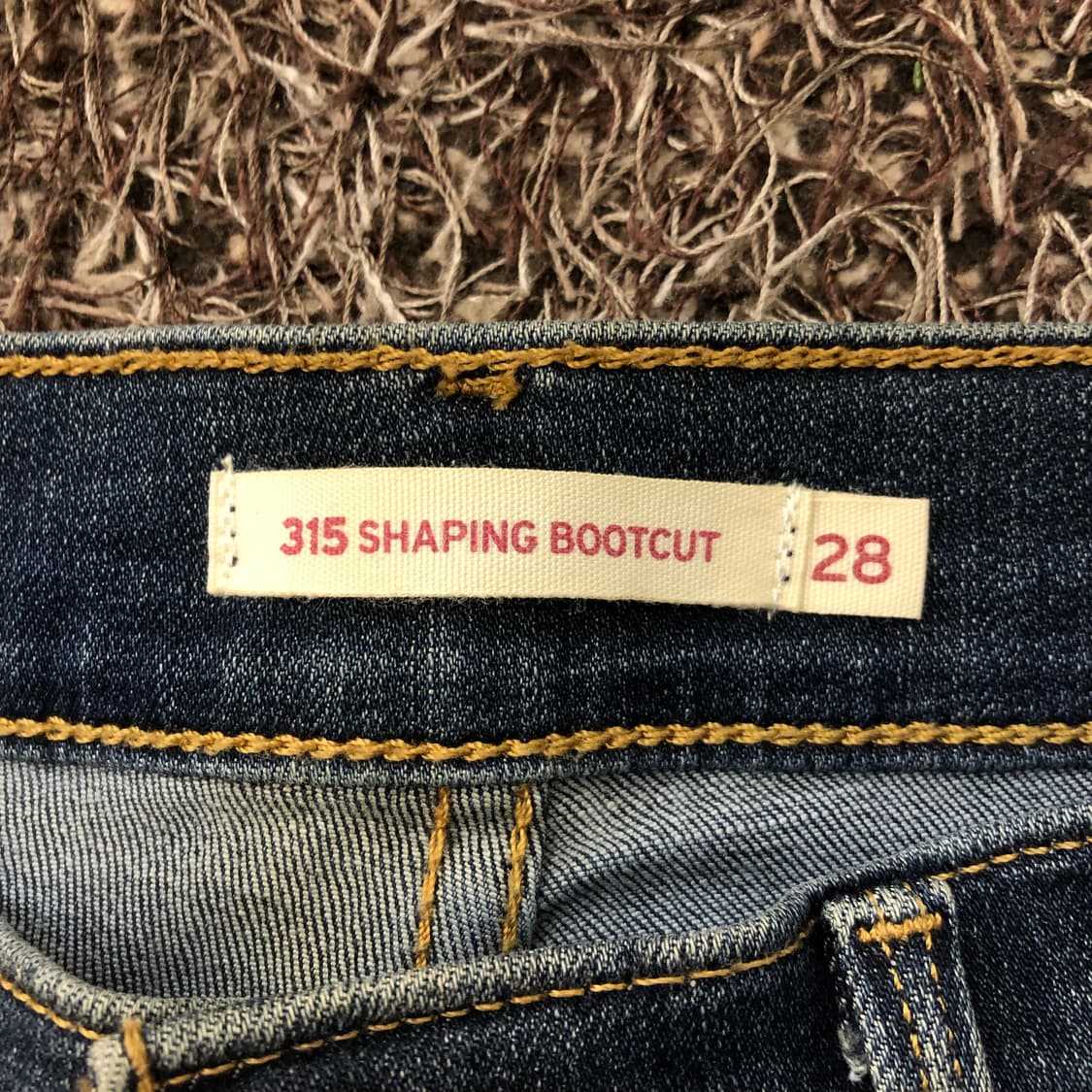 28 리바이스 부츠컷 315 워싱 데님 팬츠 상품이미지4